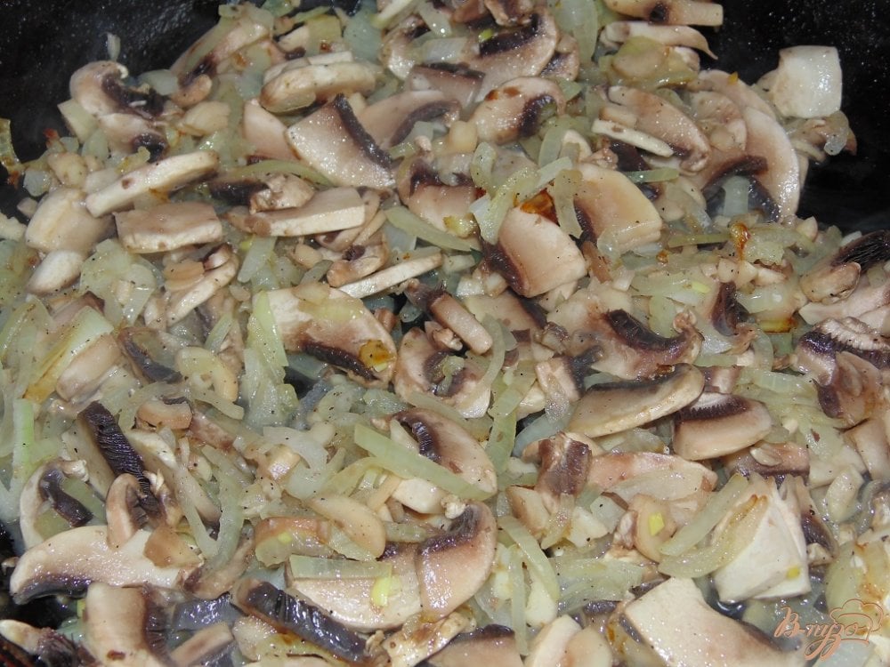 Рис с шампиньонами и соевым соусом Рис с шампиньонами и соевым соусом