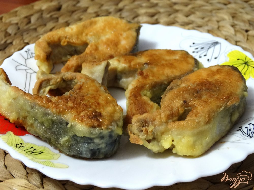Горбуша в панировке из кукурузной муки Горбуша в панировке из кукурузной муки