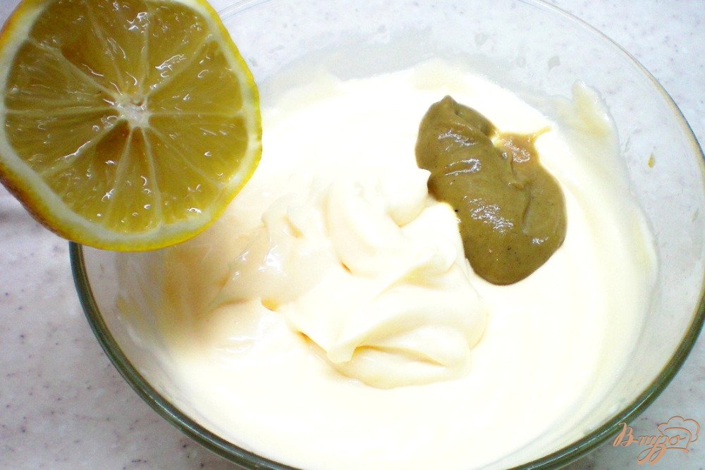 Домашний майонез с чесноком и укропом Домашний майонез с чесноком и укропом