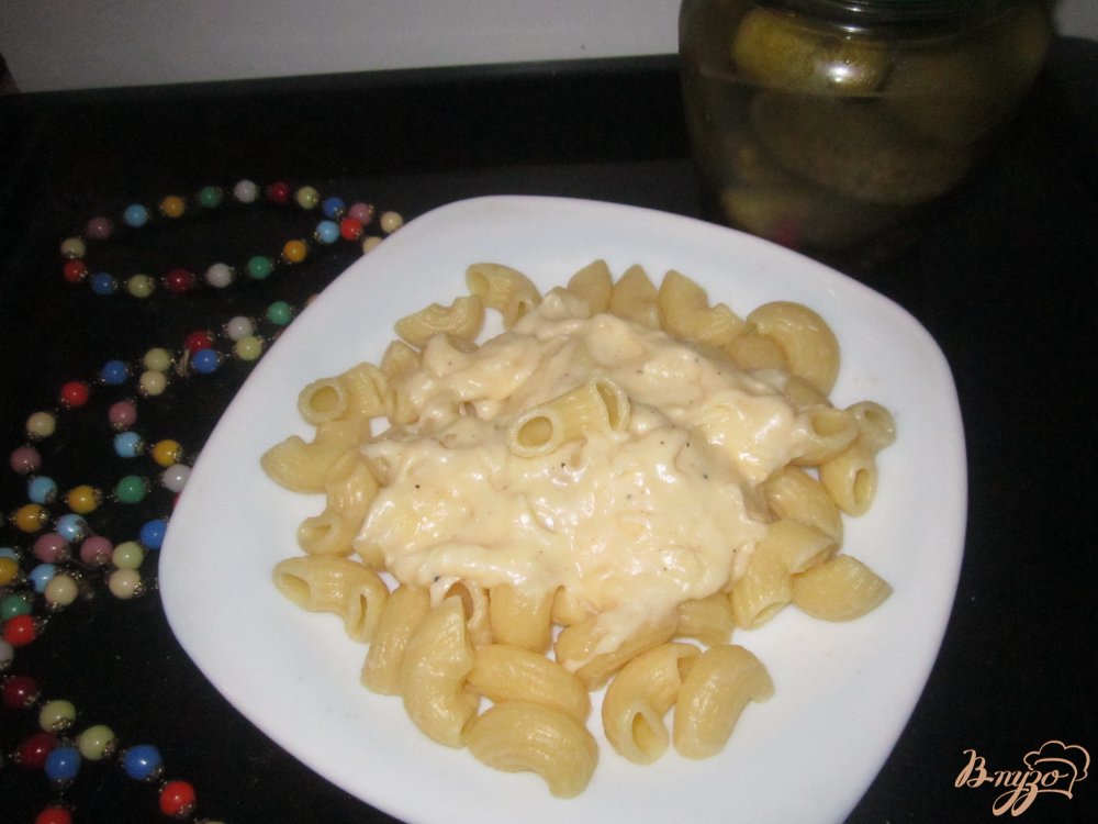 Макароны с сырным соусом Макароны с сырным соусом