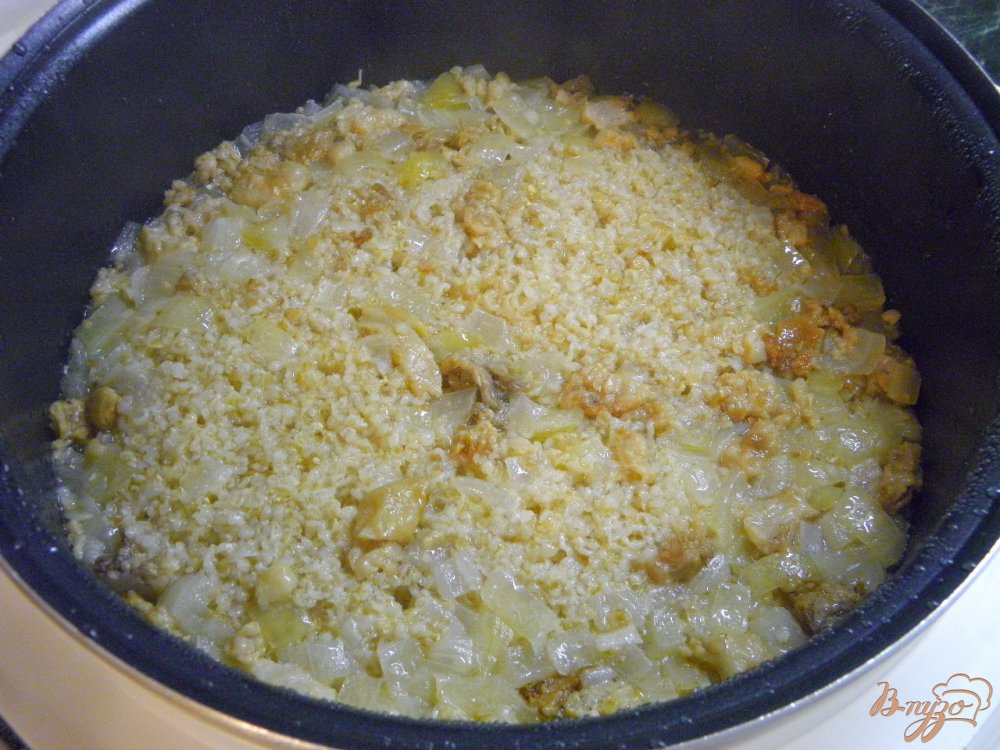 Каша Артек со шкварками и луком Каша Артек со шкварками и луком