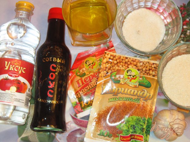 Морковь с редькой по-корейски Морковь с редькой по-корейски