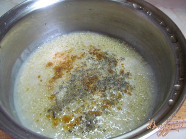 Курица с пшеном и помидором Курица с пшеном и помидором
