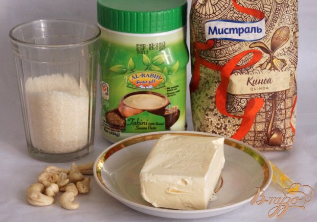 Печенье из киноа с кунжутной пастой Печенье из киноа с кунжутной пастой