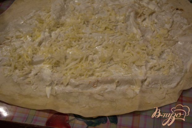 Лаваш с ветчиной и сыром Лаваш с ветчиной и сыром