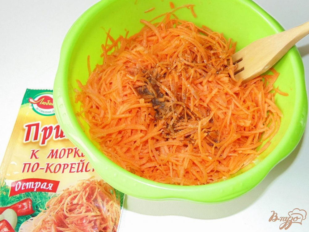 Морковь по-корейски Морковь по-корейски