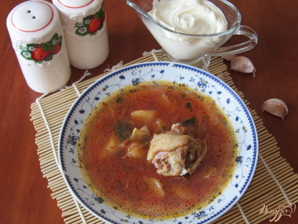 Борщ из домашней курочки Борщ из домашней курочки