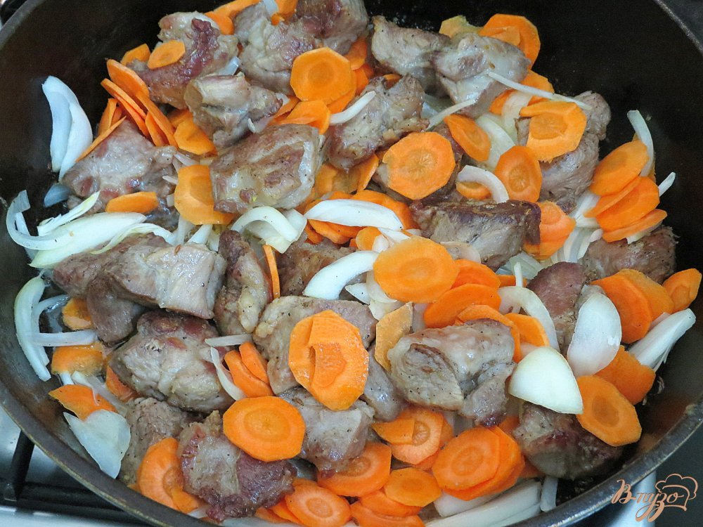 Свинина с овощами Свинина с овощами