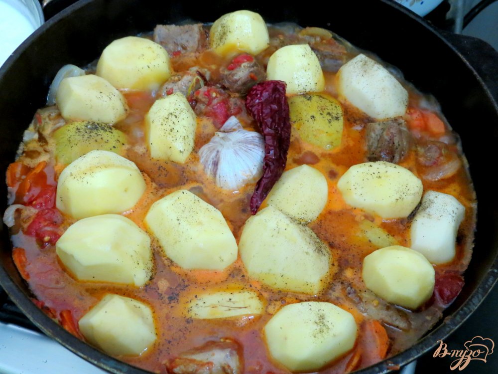 Свинина с овощами Свинина с овощами