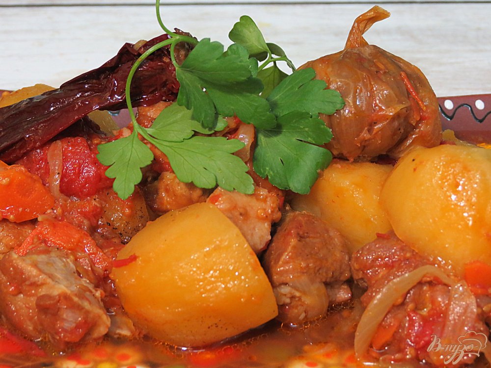 Свинина с овощами Свинина с овощами