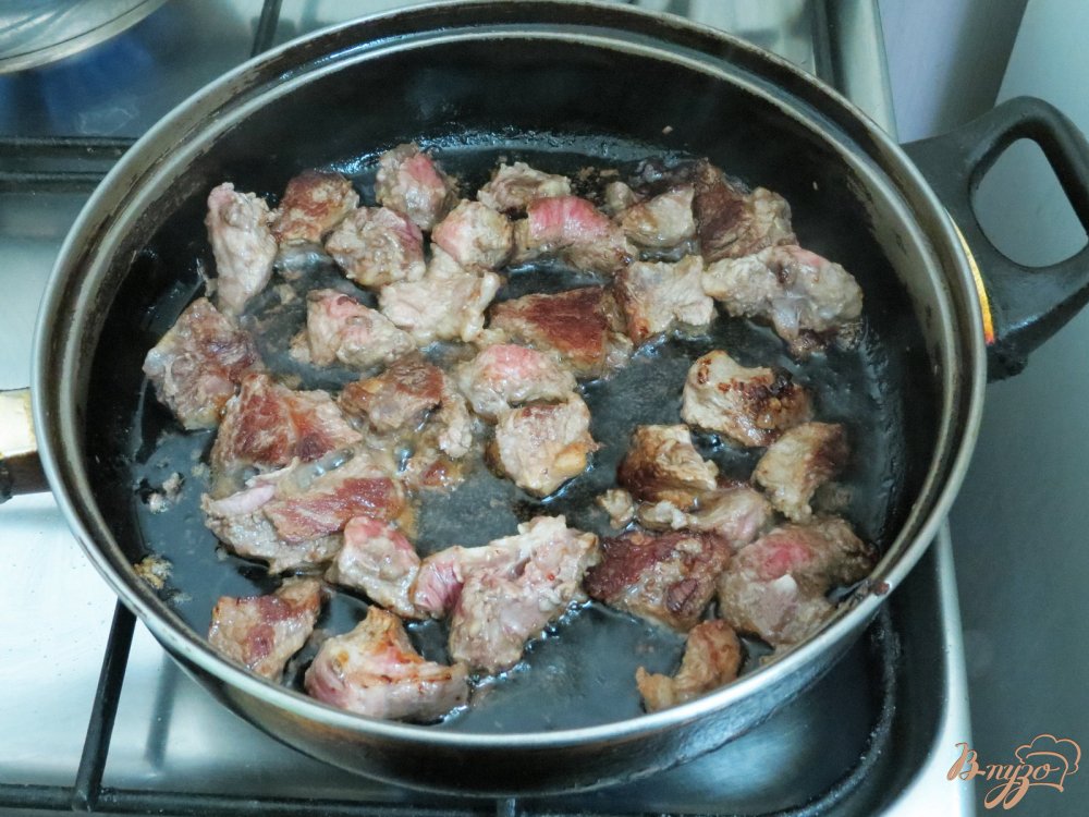 Говядина с овощами в соусе Говядина с овощами в соусе