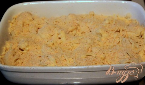 Цветная капуста под сырной корочкой Цветная капуста под сырной корочкой