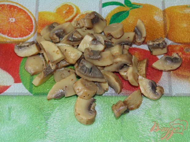 Салат из маринованых овощей и шампиньонов Салат из маринованых овощей и шампиньонов
