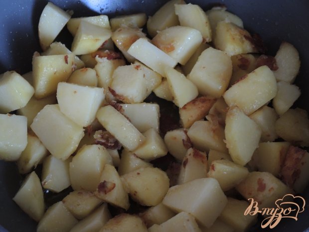Жаркое из тушёнки и картофеля Жаркое из тушёнки и картофеля