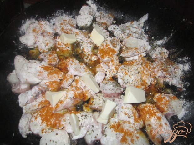 Мясо осьминога в сливочном соусе Мясо осьминога в сливочном соусе