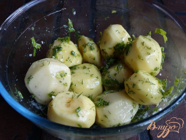 Картофель маринованный запеченный в рукаве Картофель маринованный запеченный в рукаве