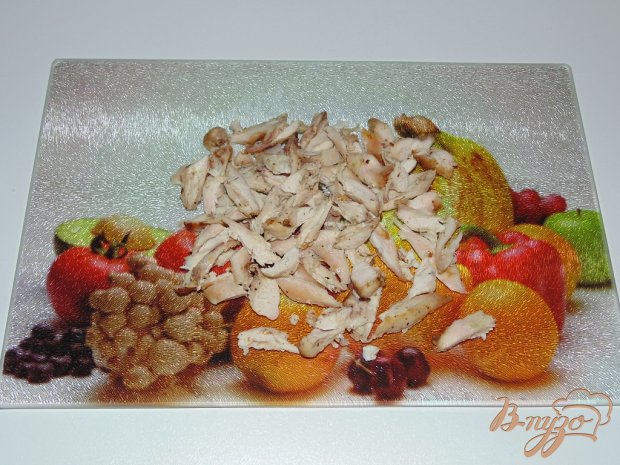 Капустный салат с куриным мясом Капустный салат с куриным мясом