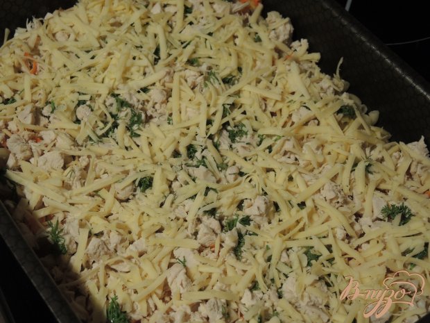 Запеканка из макарон и курицы Запеканка из макарон и курицы