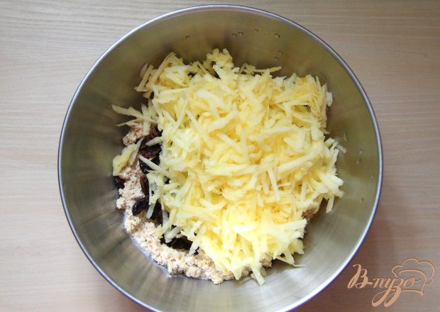 Овсяное печенье с яблоком и изюмом Овсяное печенье с яблоком и изюмом