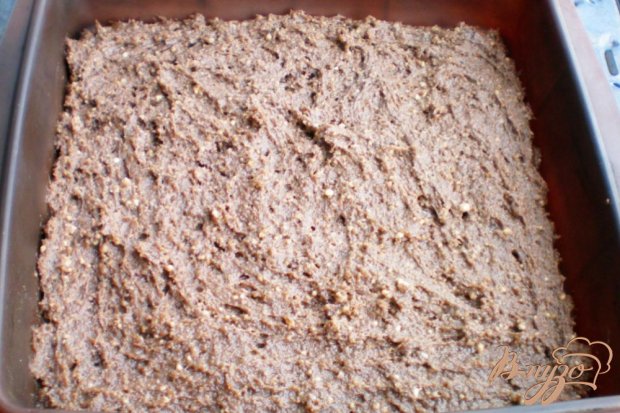 Творожное пирожное с кэробом и клубникой Творожное пирожное с кэробом и клубникой