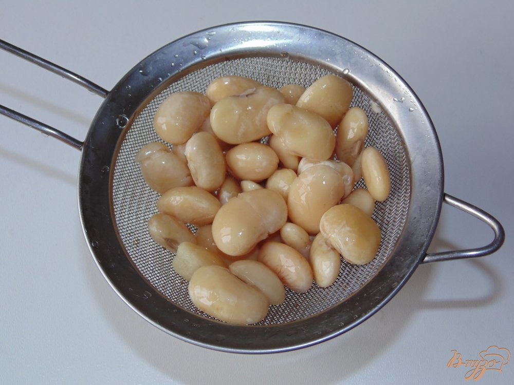 Картофельный салат с фасолью, шампиньонами и французской горчицей Картофельный салат с фасолью, шампиньонами и французской горчицей