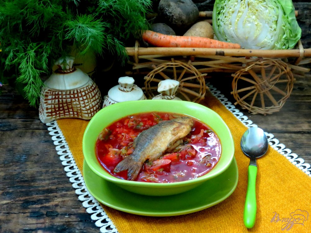 Борщ с карасями Борщ с карасями