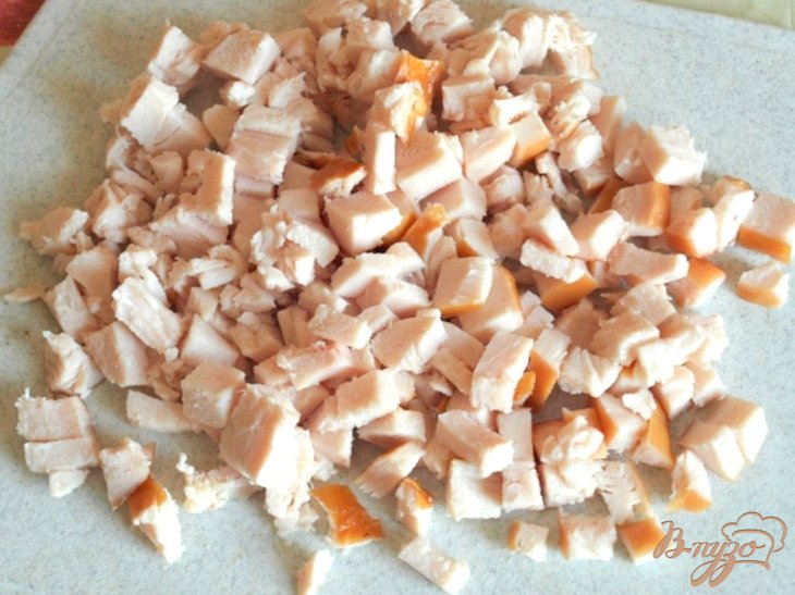 Салат с курицей, морковью и черносливом Салат с курицей, морковью и черносливом