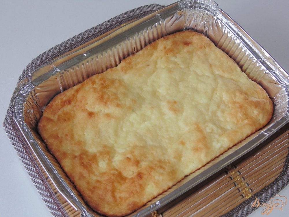 Творожная запеканка с манной крупой и мукой Творожная запеканка с манной крупой и мукой