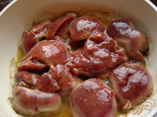 Печень куриная по-итальянски Печень куриная по-итальянски