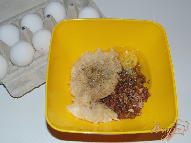 Куриные котлеты с шампиньонами Куриные котлеты с шампиньонами
