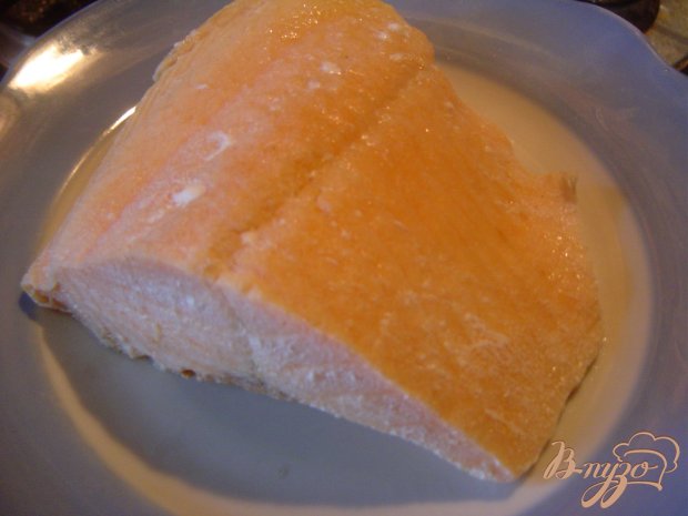 Пирог с красной рыбой, рисом и зеленью Пирог с красной рыбой, рисом и зеленью