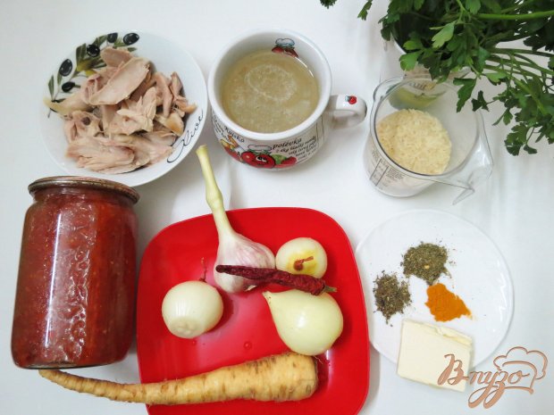 Куриный суп с рисом Куриный суп с рисом