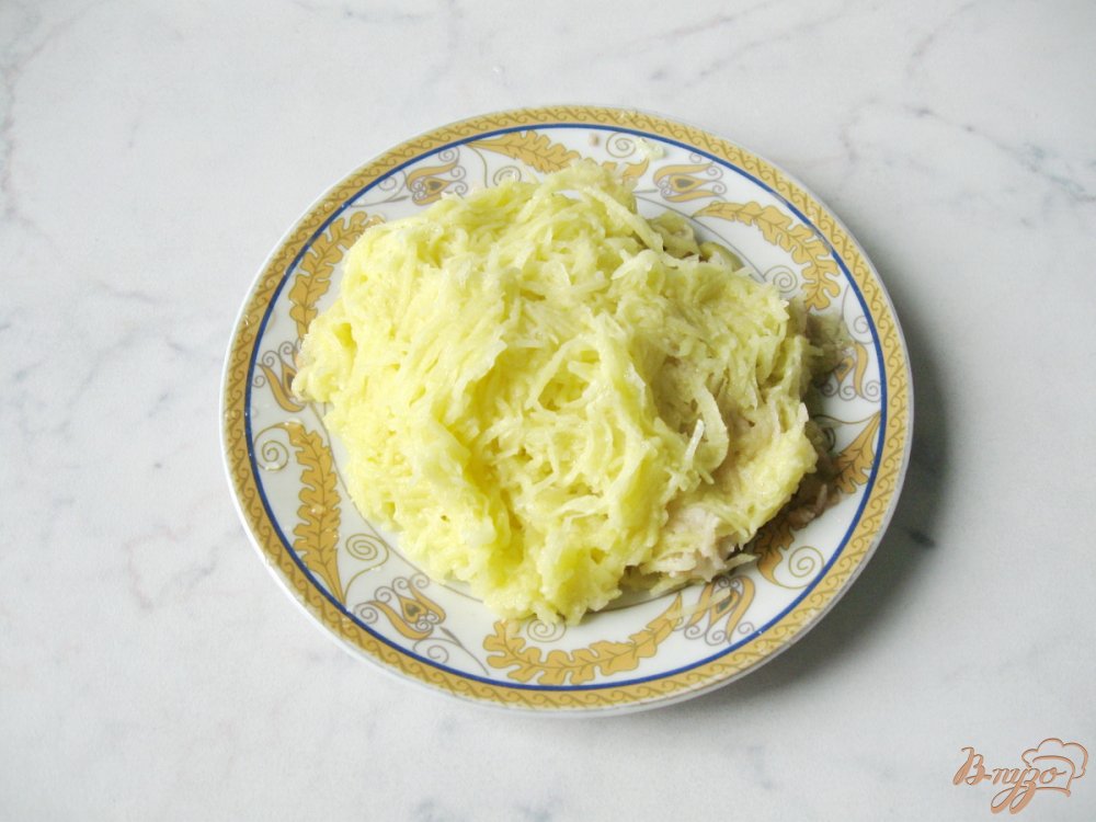 Драники с грибами и сыром Драники с грибами и сыром