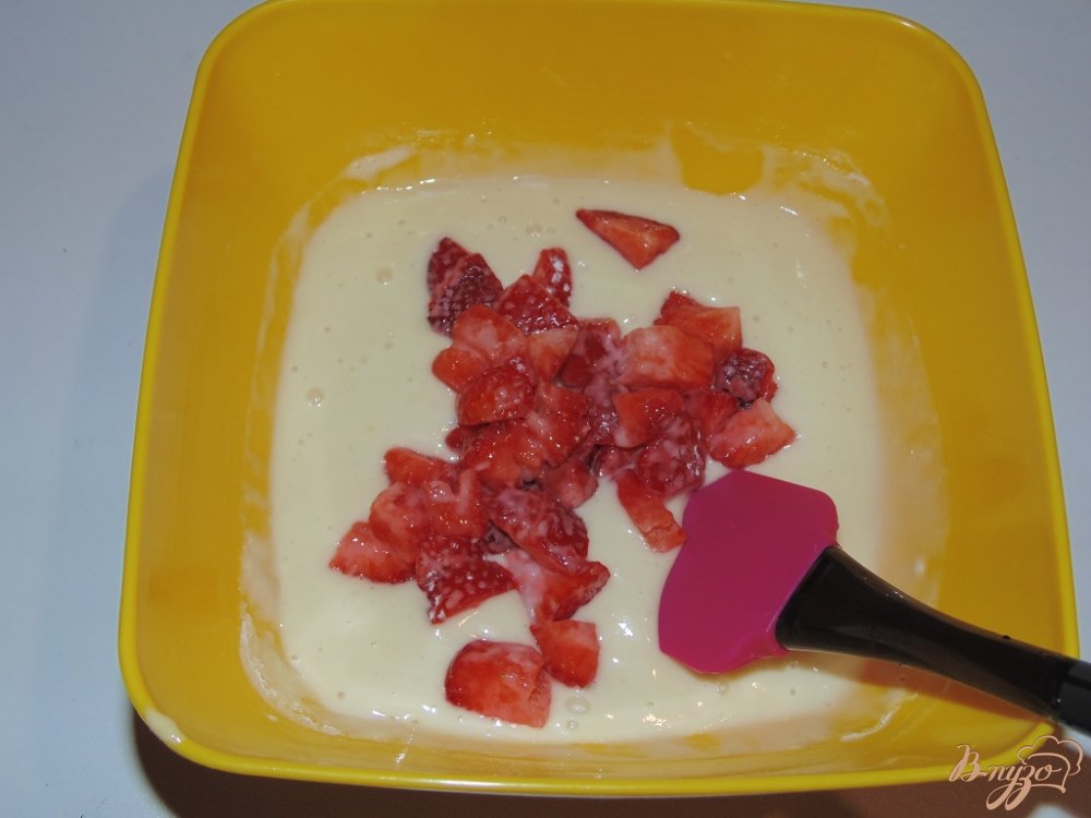 Кексы "Ром с клубникой" Кексы "Ром с клубникой"