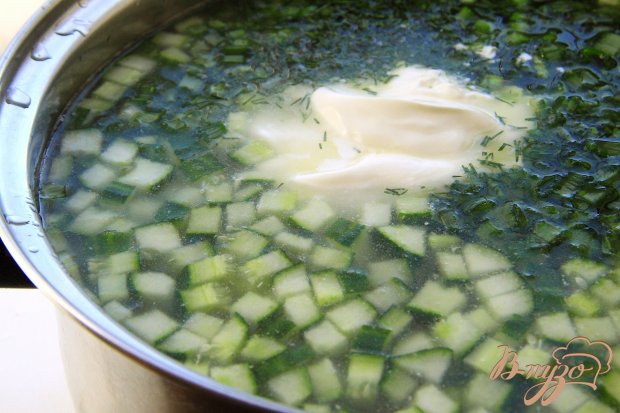 Окрошка на воде со сметаной и уксусом Окрошка на воде со сметаной и уксусом