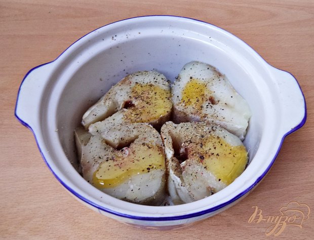 Минтай с овощами и хреном Минтай с овощами и хреном