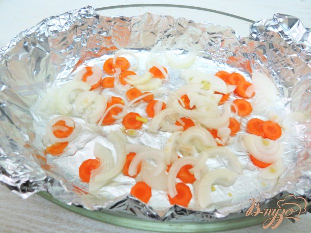 Минтай с овощами Минтай с овощами