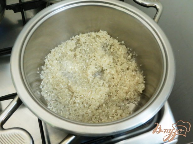 Рис с грибами, горошком и перцем Рис с грибами, горошком и перцем