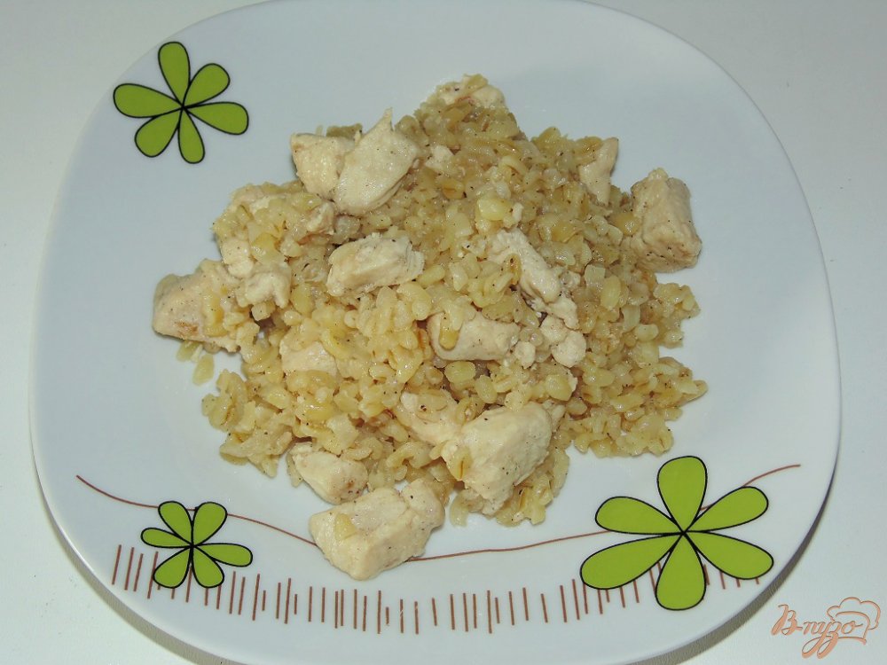 Булгур с мясом птицы Булгур с мясом птицы