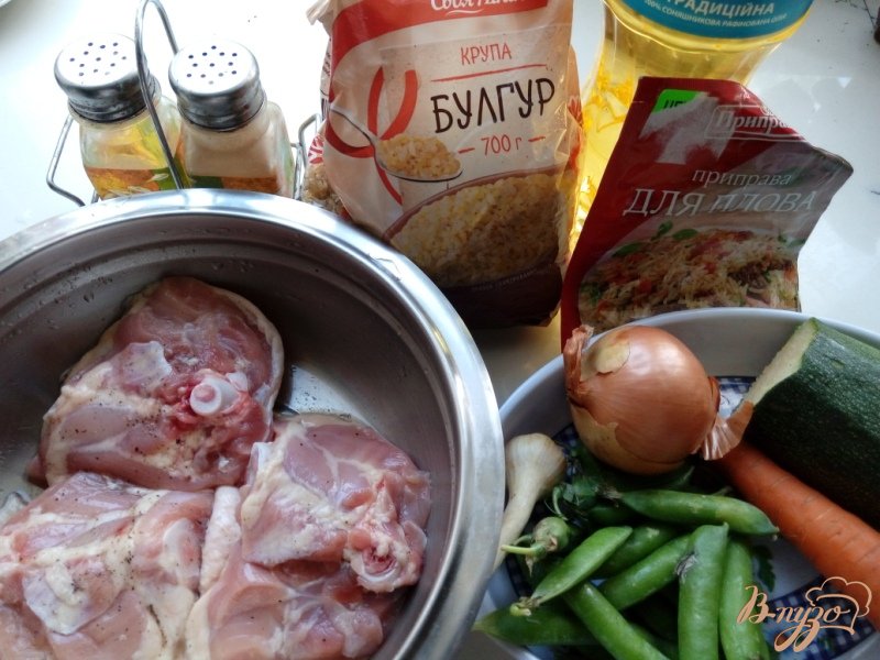 Булгур с курицей и овощами в мультиварке с давлением Булгур с курицей и овощами в мультиварке с давлением