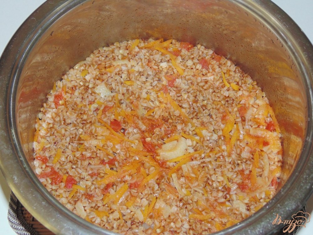 Гречневая каша с овощами Гречневая каша с овощами