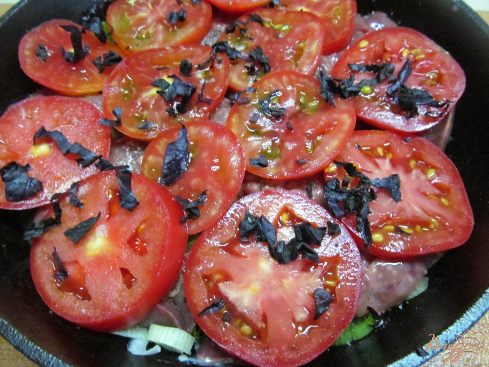 Куриная печень с овощами Куриная печень с овощами