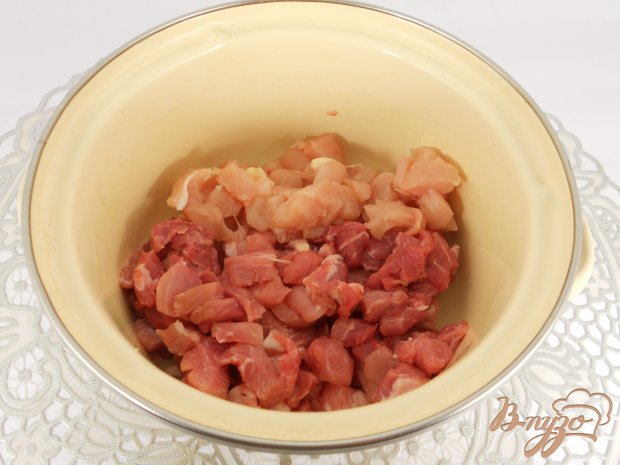 Ветчина рубленая из свинины и курицы Ветчина рубленая из свинины и курицы