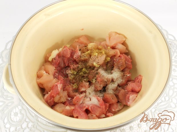 Ветчина рубленая из свинины и курицы Ветчина рубленая из свинины и курицы