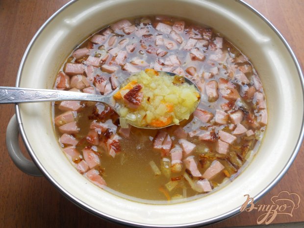 Картофельный суп с сосисками Картофельный суп с сосисками