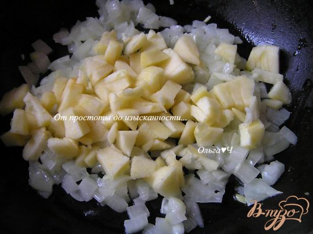 Паштет из куриной печени с яблоком Паштет из куриной печени с яблоком