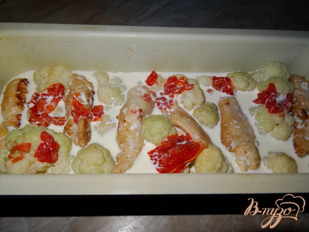 Рулетики из куриного филе с цветной капустой Рулетики из куриного филе с цветной капустой