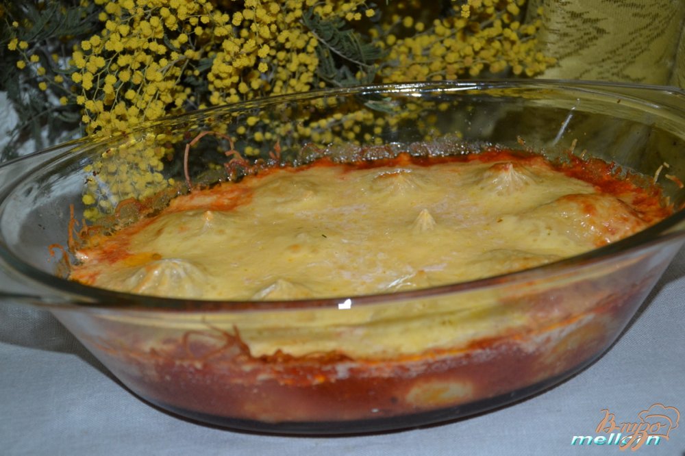 Ложная лазанья (из хинкали) Ложная лазанья (из хинкали)