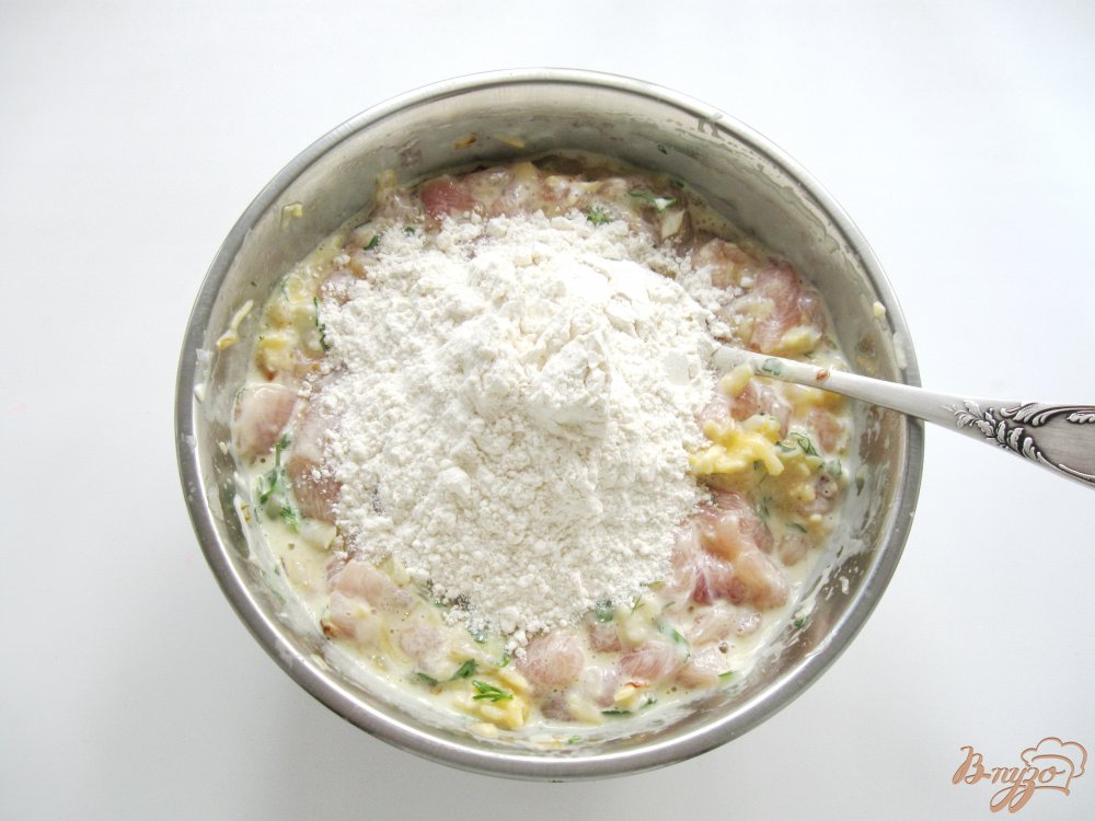 Рубленые куриные котлеты с сыром Рубленые куриные котлеты с сыром