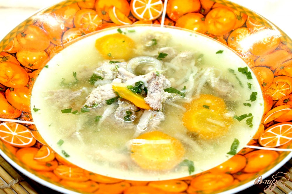 Бульон из кролика с овощами Бульон из кролика с овощами